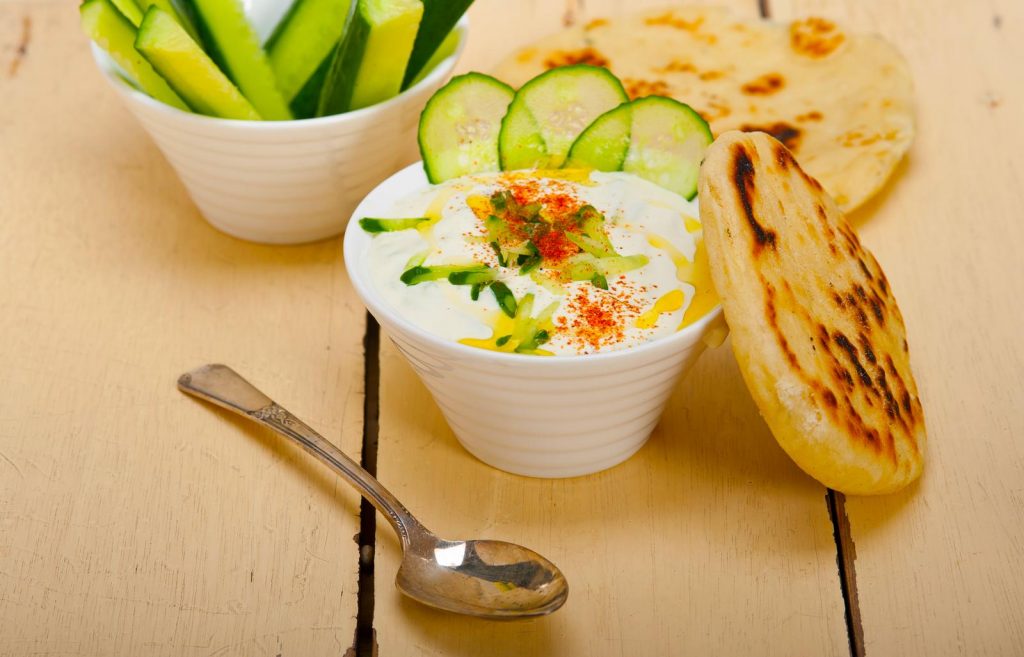 yogurt and cucumber salad