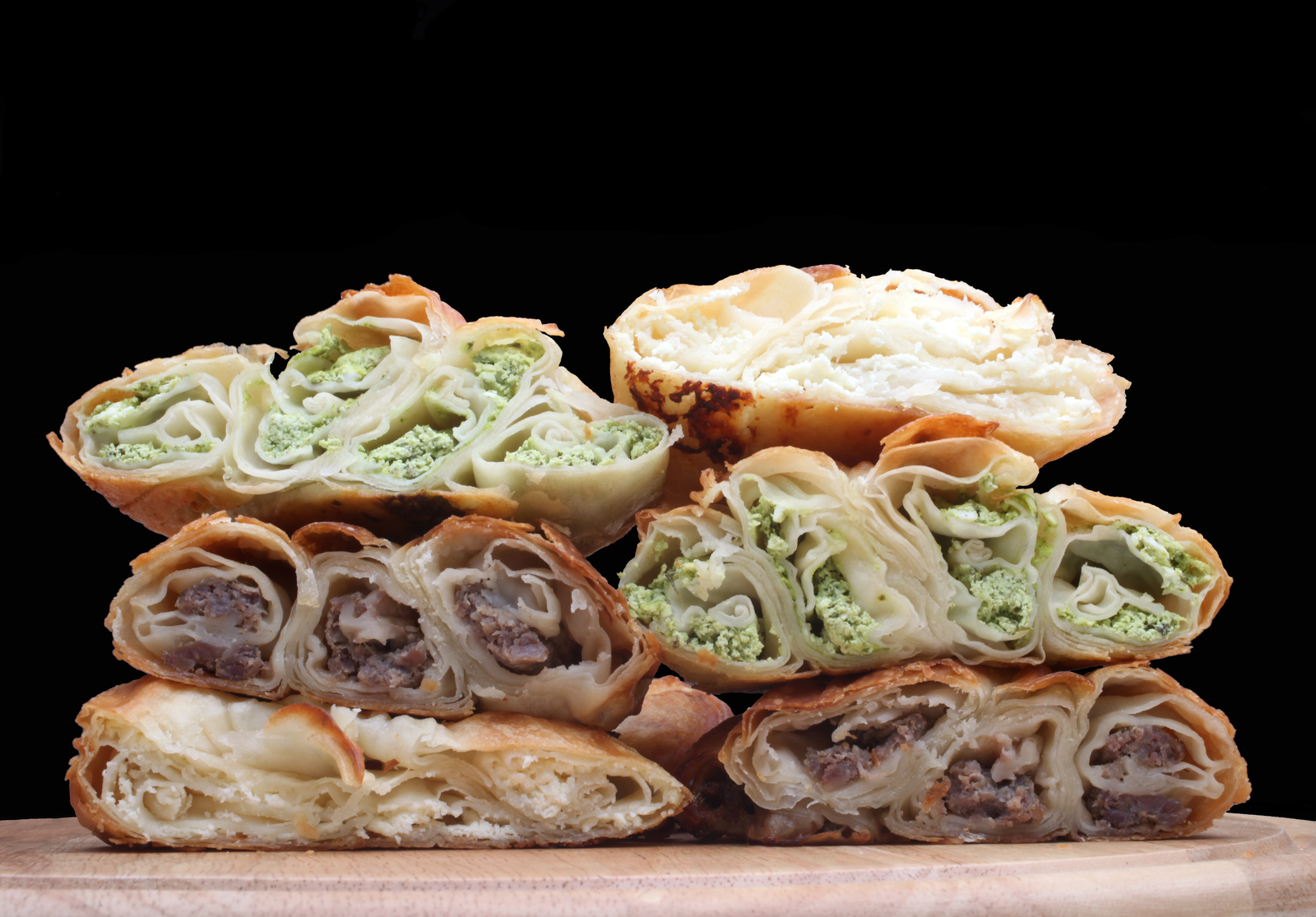 Burek-pie-with-meat-cheese-or-spinach