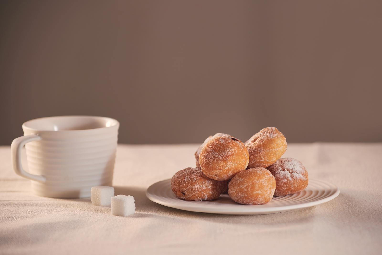 Donuts with sugar