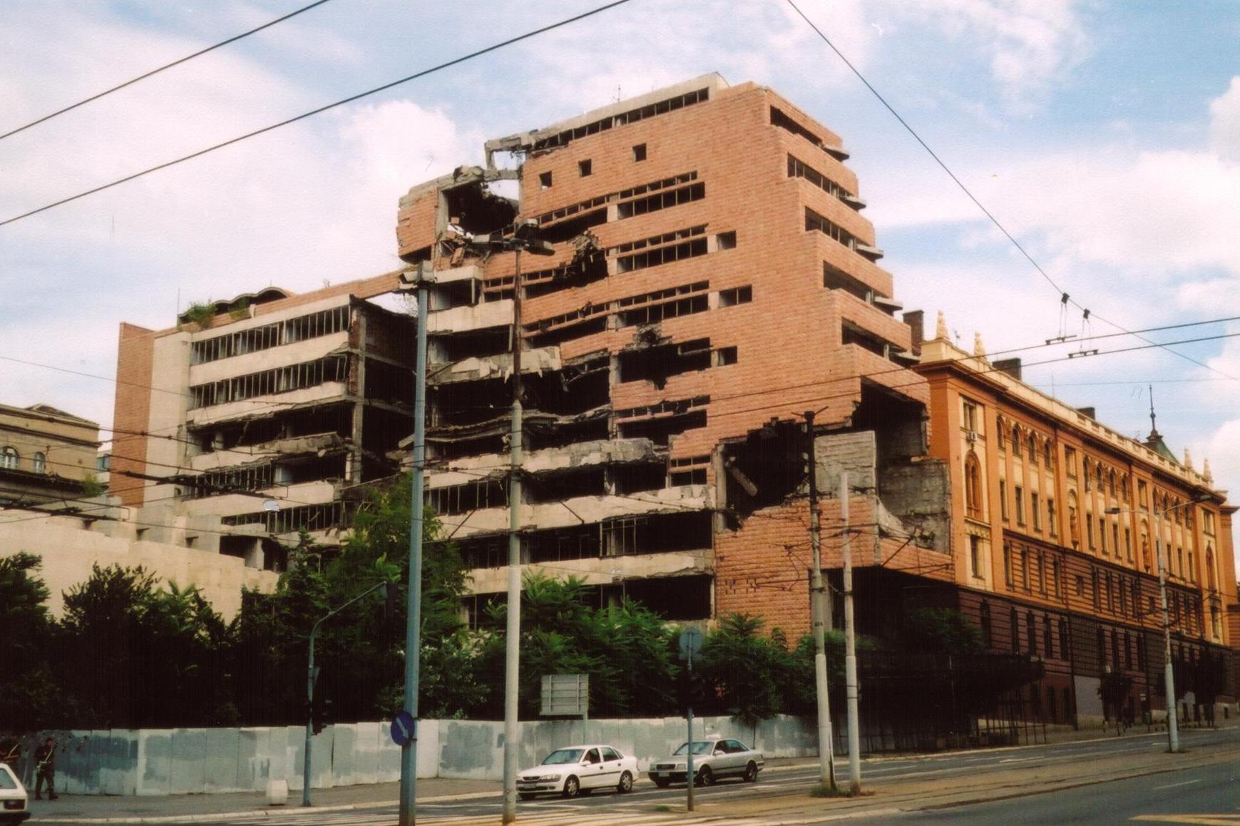 Yugoslav army HQ - best things to see in Belgrade