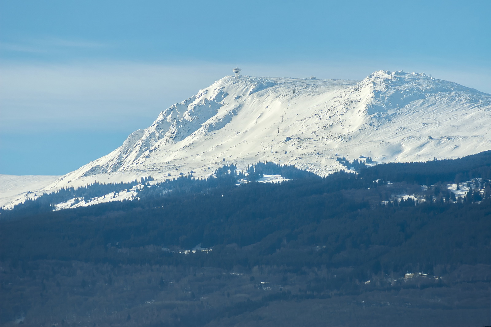 vitosha mountain snowy