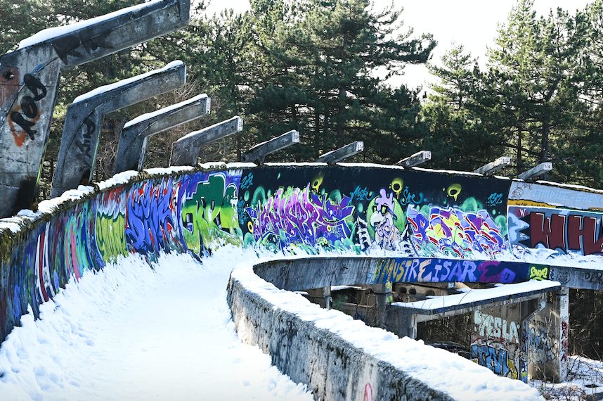 bobsled track in Sarajevo