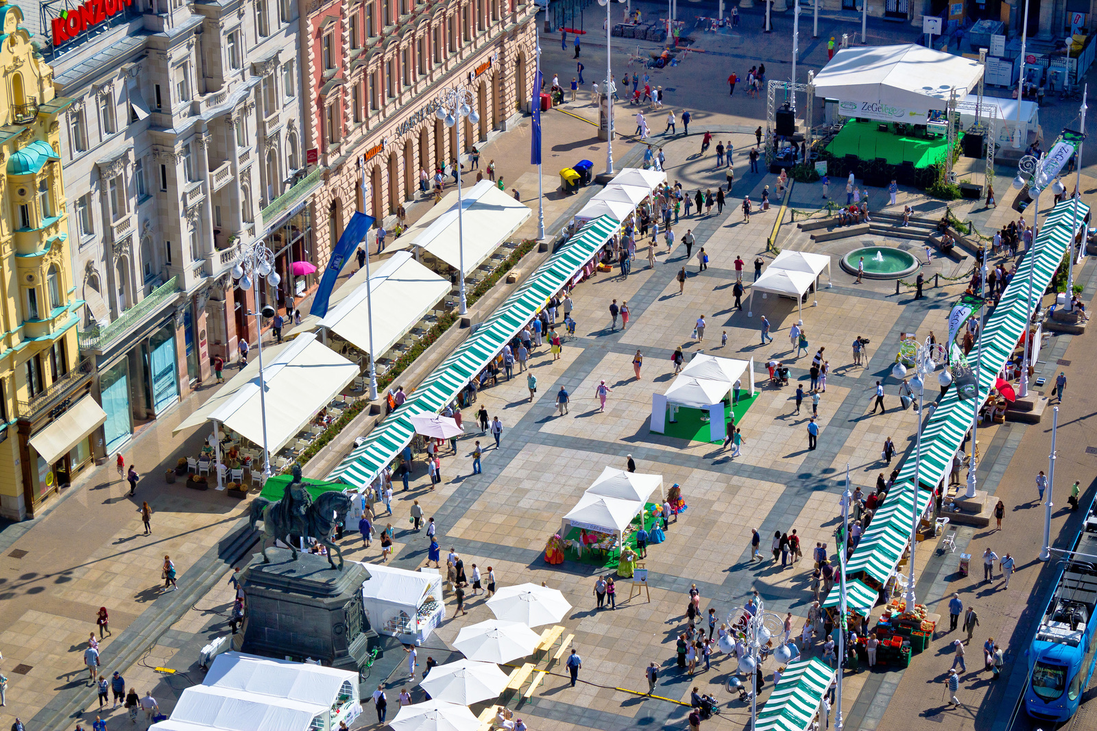 Zagreb`s Main Square