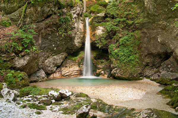 triglav park waterfall