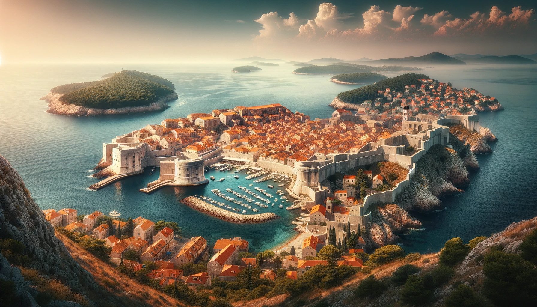 dubrovnik, as generated by Dall-e.